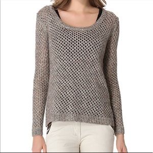 NWT Splendid twisted metallic loose knit sweater